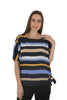 Michael Kors Spring 16 Navy Westcliff Tie Top