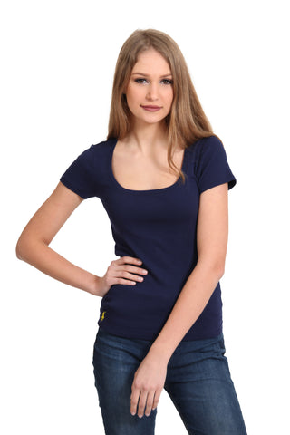Ralph Lauren Women's Plus Zip-Shoulder Shirt Top