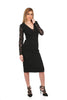 PP Midi Dress In Stretch Viscose Crepe Fabric