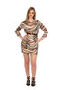 PP Short Silk Mix Dress
