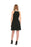 JS Women's Solid Ity Dress with Neck Detail