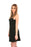 JS Women's Solid Ity Dress with Neck Detail