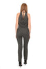 PP Long Jumpsuit In Stitch Lurex Fabric
