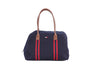 Tommy Hilfiger Red White Blue Canvas Unisex Duffle Bag Travel Beach Gym Bag