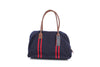 Tommy Hilfiger Red White Blue Canvas Unisex Duffle Bag Travel Beach Gym Bag