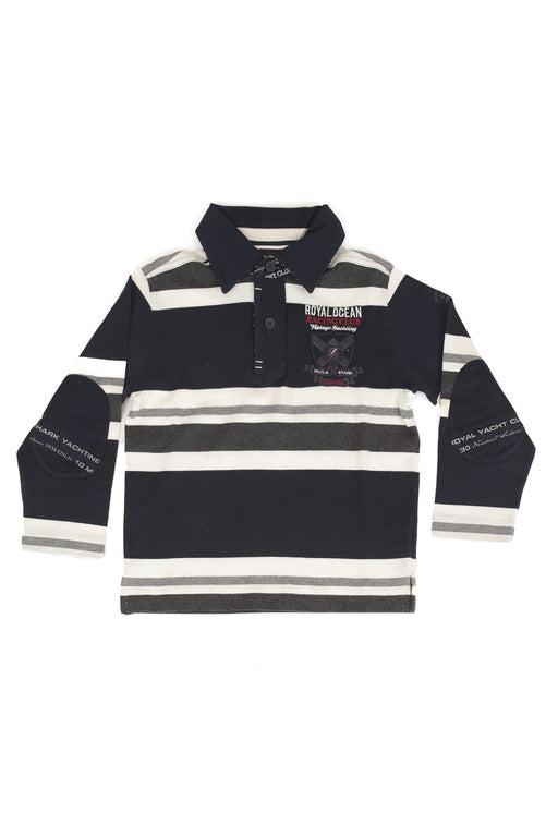 Paul & Shark Stripe Polo Shirt CADETS