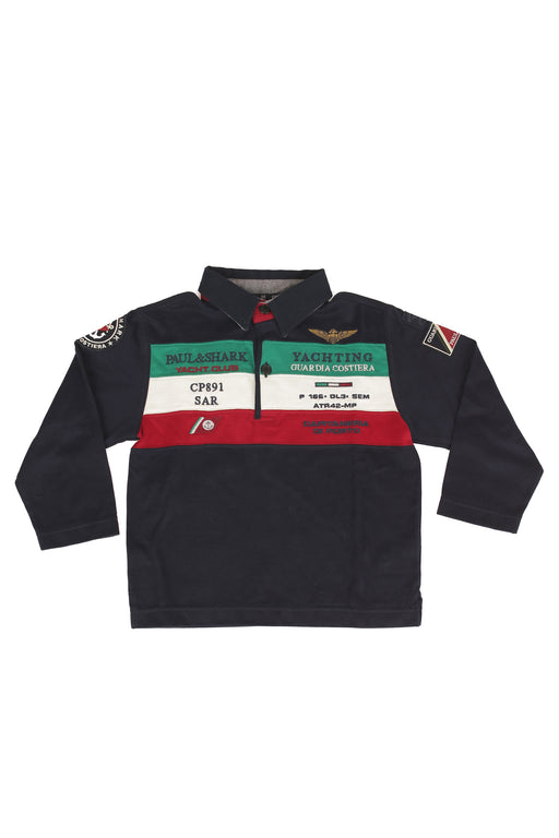Paul & Shark Stripe Polo Shirt CADETS