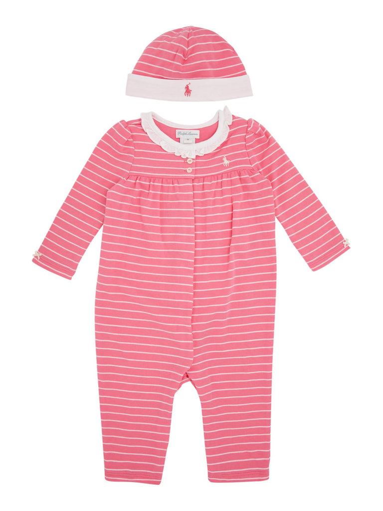 Ralph Lauren Girls Stripe All-in-one Gift Box