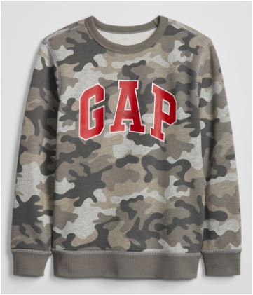 Kids G Logo Crewneck Pullover Sweatshirt