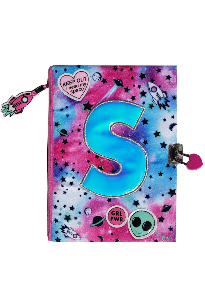 Justice Girls Initial Diary Space Journal Notebook