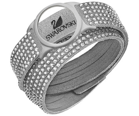 Swarovski Crystaldust Cross Cuff Silver Plate Size Small 2018 Swarovski Jewelry 5402737