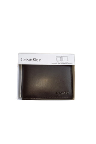 Calvin Klein Monogrammed CK Floral Wallet