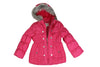 Jessica Simpson Heart Quilt Faux Fur Hooded Parka