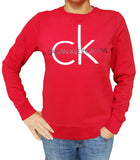 Calvin Klein Logo CREW Sweatshirt RED