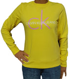Calvin Klein Logo CREW Sweatshirt Yellow