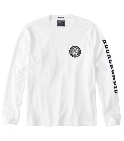 ABERCROMBIE & FITCH APPLIQUE LOGO TEE