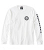 Abercrombie & Fitch LONG-SLEEVE APPLIQUE TEE WHITE