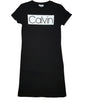 Calvin Klein Jeans Women's Institutional Box Logo T-Shirt Dress - CK Black