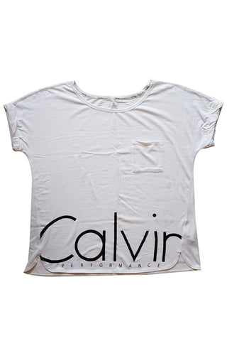 Calvin Klein Jeans Women's Short Sleeve Heritage Logo T-Shirt