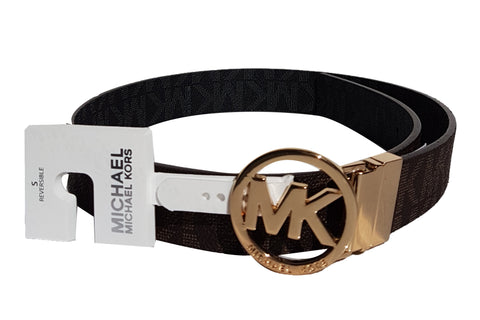Michael Kors Women's Monogram Logo Gold Buckle