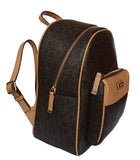 Calvin Klein monogram signature backpack Brown