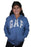 G Sparkle arch logo zip hoodie
