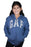 G Sparkle arch logo zip hoodie
