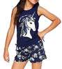 Justice Unicorn Hair Don't Care Short Sleeve Tee