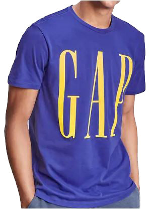 GAP Logo Fleece Hoodie Blue