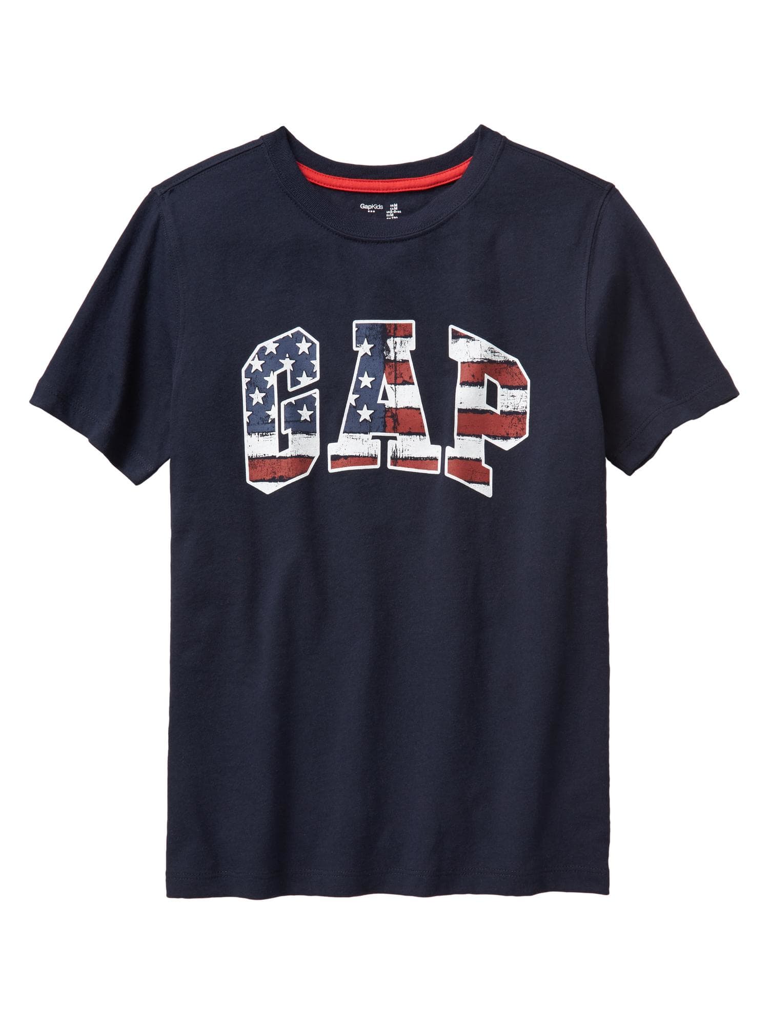 G Distressed arch logo tee