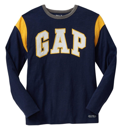 GAP Logo waffle-knit hockey tee