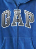 G Pro Fleece logo zip hoodie true indigo