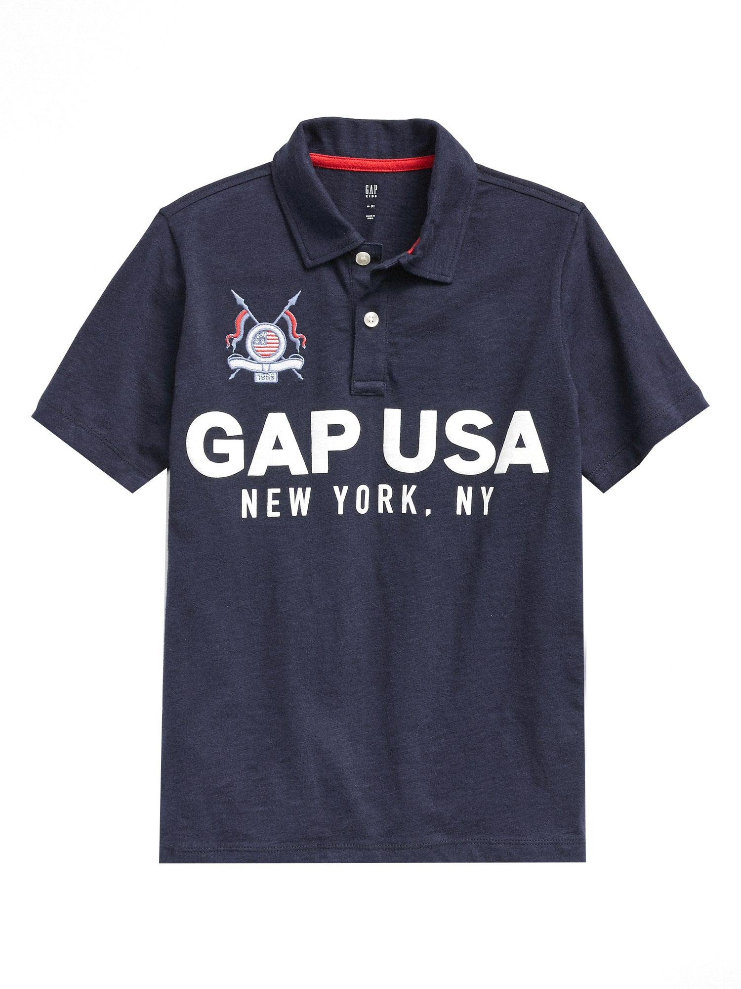 G Logo Graphic Polo in Slub