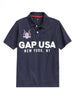 G Logo Graphic Polo in Slub