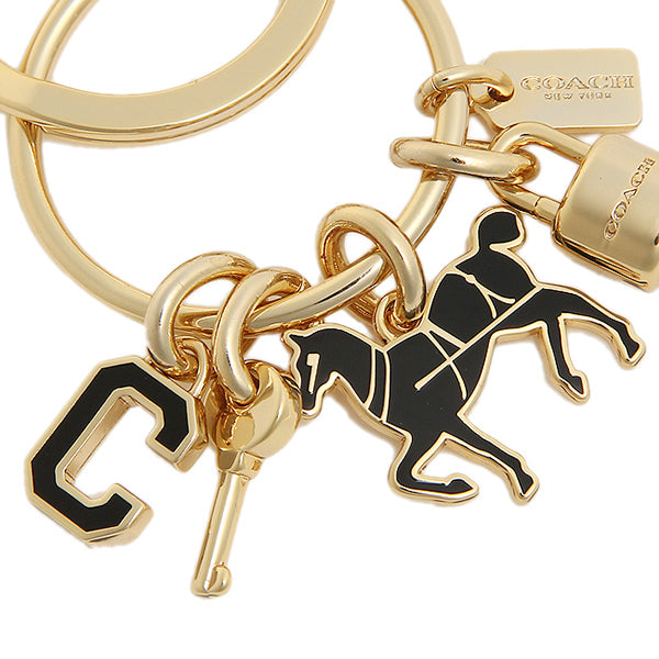 COACH F65167 key ring horse lock key multi-mixture charm