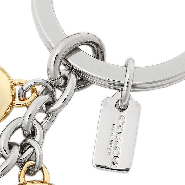 Coach key ring outlet COACH F65430 SVGD gold silver