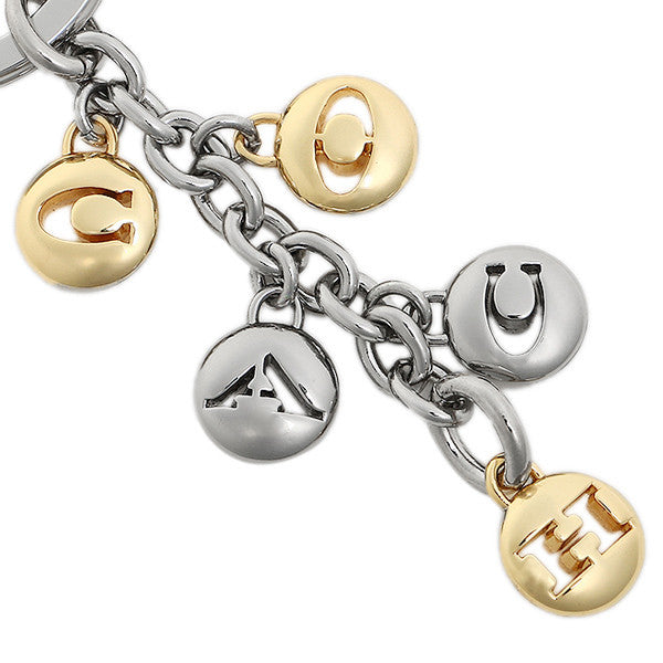 Coach key ring outlet COACH F65430 SVGD gold silver