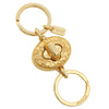 SIGNATURE C TURNLOCK VALET KEY RING (COACH F65501) GOLD
