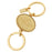 SIGNATURE C TURNLOCK VALET KEY RING (COACH F65501) GOLD