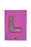 Justice Girls Name in Lights Silver Sparkle Journal