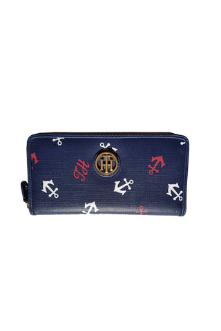 Nautica Portofino Ocean Zip Around Organizer Wristlet With RFID