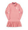 RL Cotton Long-Sleeve Polo Dress