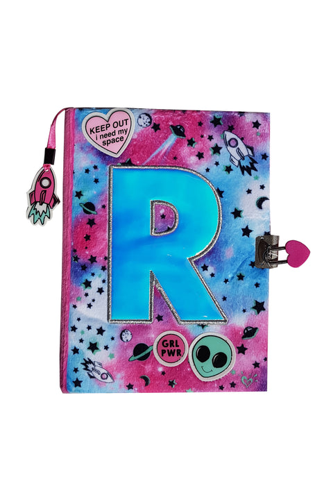 Justice Girls Initial Diary Space Journal Notebook