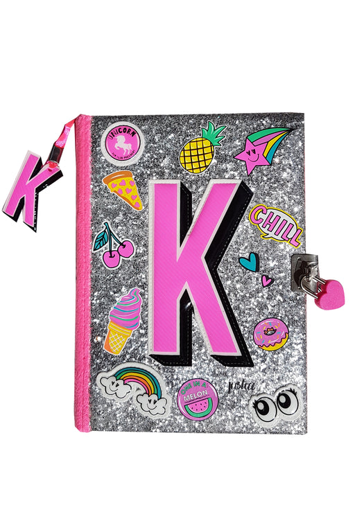 Justice Girls Initial Diary Journal Notebook