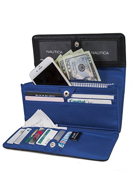 Nautica Money Manager RFID Women’s Wallet Clutch Organizer