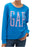 G Metallic Logo Pullover Sweater