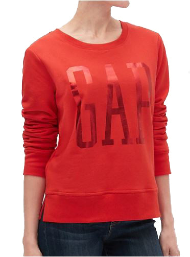 G Metallic Logo Pullover Sweater