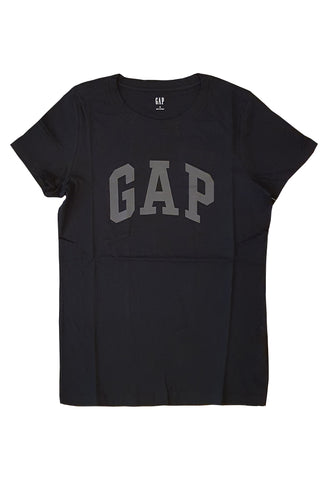 ABERCROMBIE & FITCH SHORT-SLEEVE APPLIQUE LOGO TEE