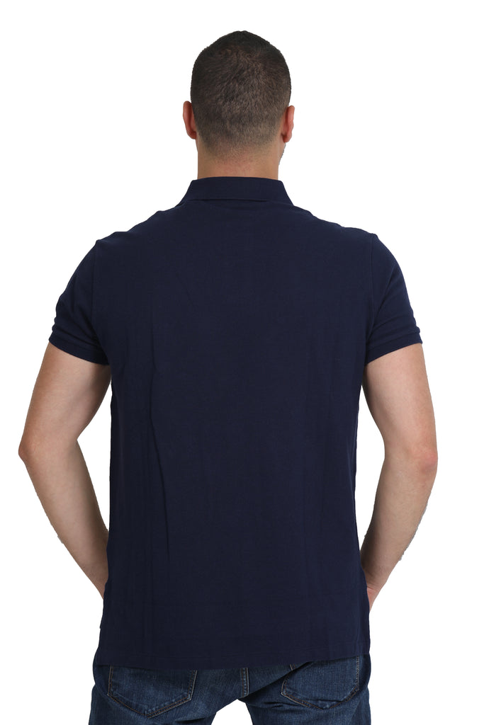 Polo Ralph Lauren Men's Navy Blue USA Flag Big Pony Polo