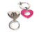 Coach key ring heart pink COACH F58512 SVRD key ring